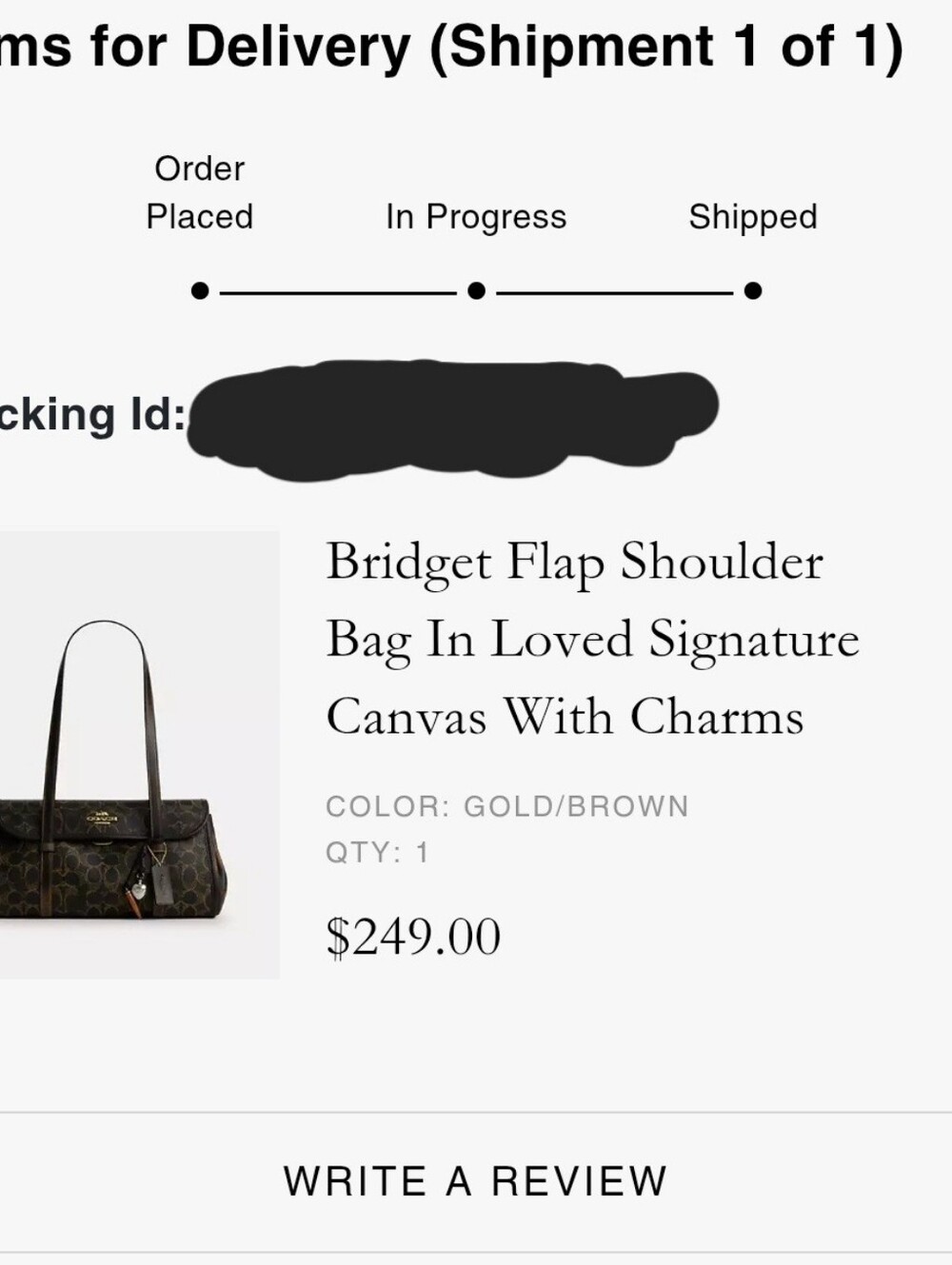 NWT Coach Bridget Flap Shoulder Bag in Loved Signature canvas leather - Picture 9 of 10